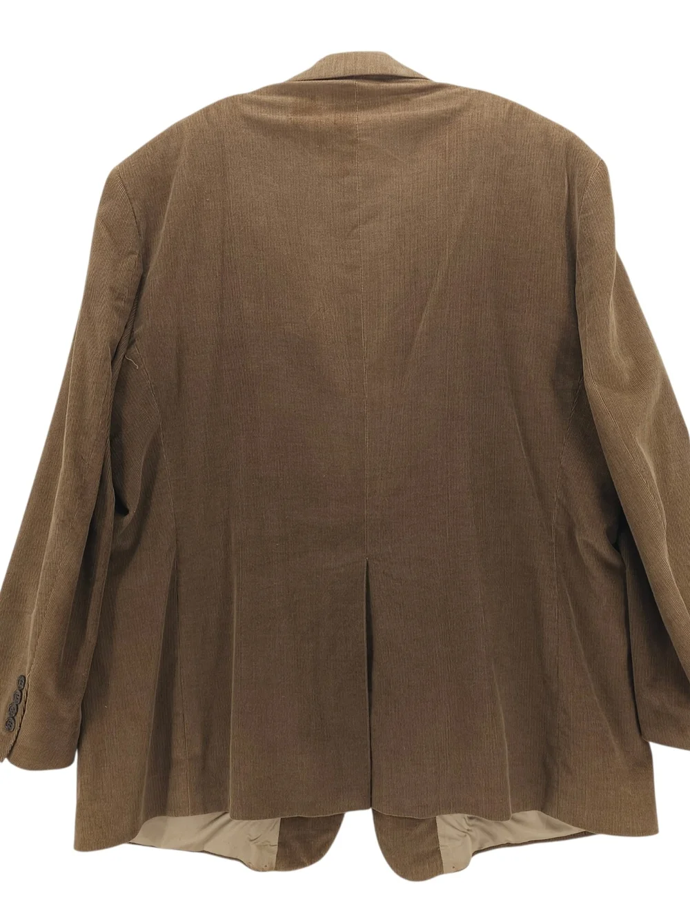 BROOKS BROTHERS Brown Corduroy Sport Coat Size 50R - FLAWS!